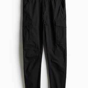 H&M Men's Black Cargo Pants